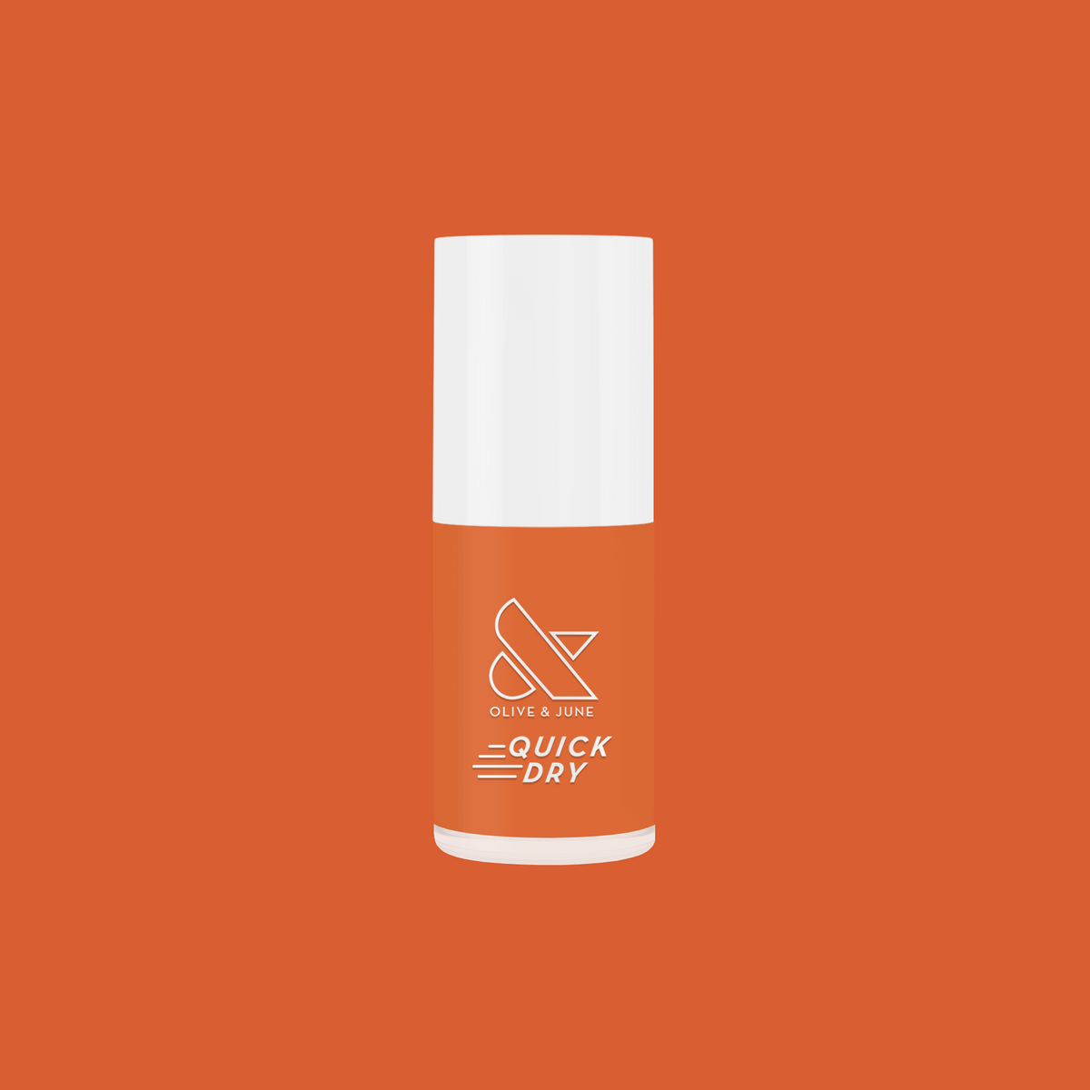 Canyon quick dry polish bottle in warm desert orange shade for easy at-home manicure and long-lasting mani options