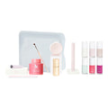 Spring Favorites Quick Dry System with six quick dry polish bottles and manicure tools in clear Stasher pouch thumbnail