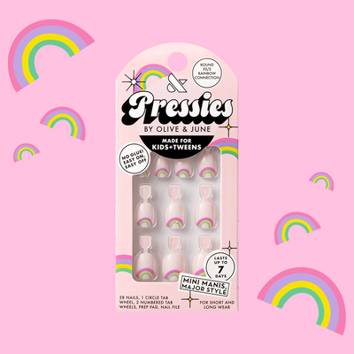 Rainbow Connection - Pressies | Extra Short Short | Round Rainbow Connection - Pressies | Extra Short Short | Round  Pressies