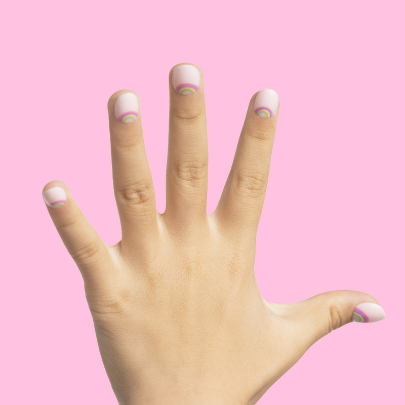 Rainbow Connection - Pressies | Extra Short Short | Round - Pressies