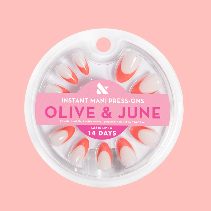 Ride Into The Sunset French - Press-On | Medium | Almond 