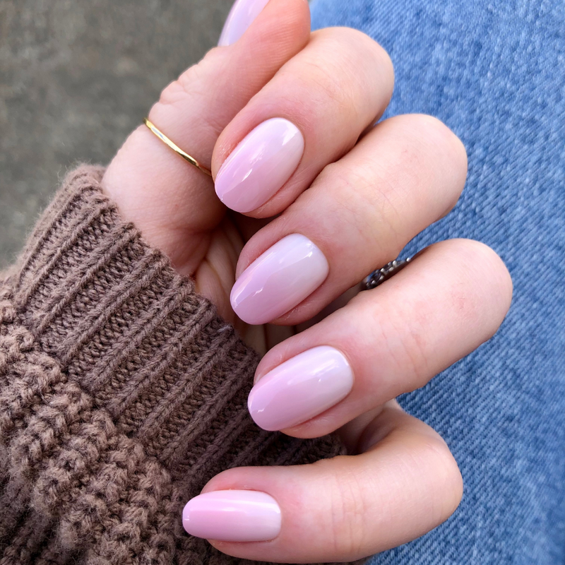 picture of Rose Syrup Gradient - Press-On | Short | Round