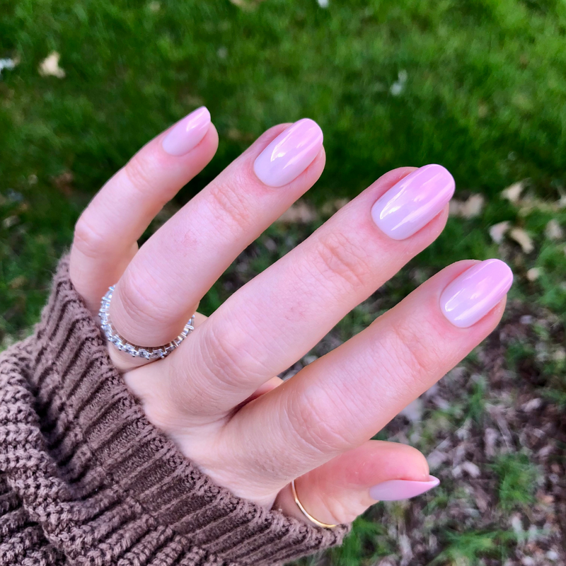 picture of Rose Syrup Gradient - Press-On | Short | Round