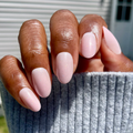 Rose Gradient Shimmer - Press-On | Medium | Oval thumbnail