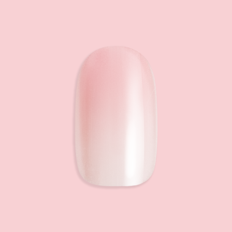 Rose Syrup Gradient - Press-On | Short | Round second image