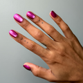 Roseberry Velvet - Tab Press Ons | Extra Short | Round thumbnail