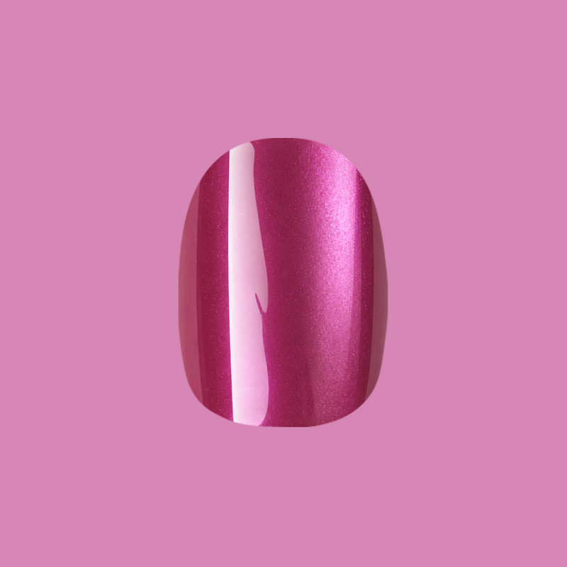 Roseberry Velvet - Tab Press Ons | Extra Short | Round