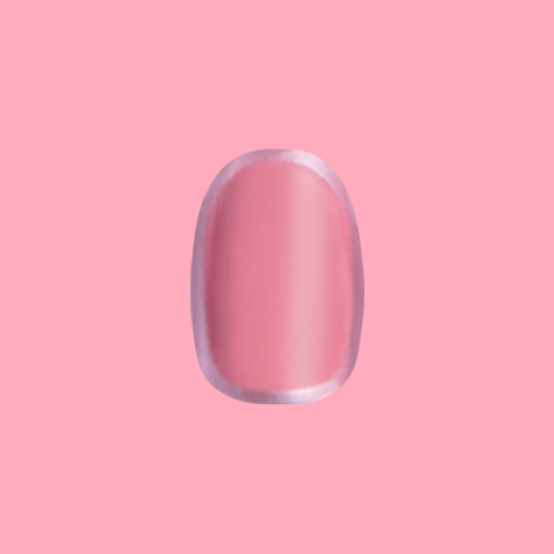 Rosewood Chrome Outline - Press-On | Short | Round second image