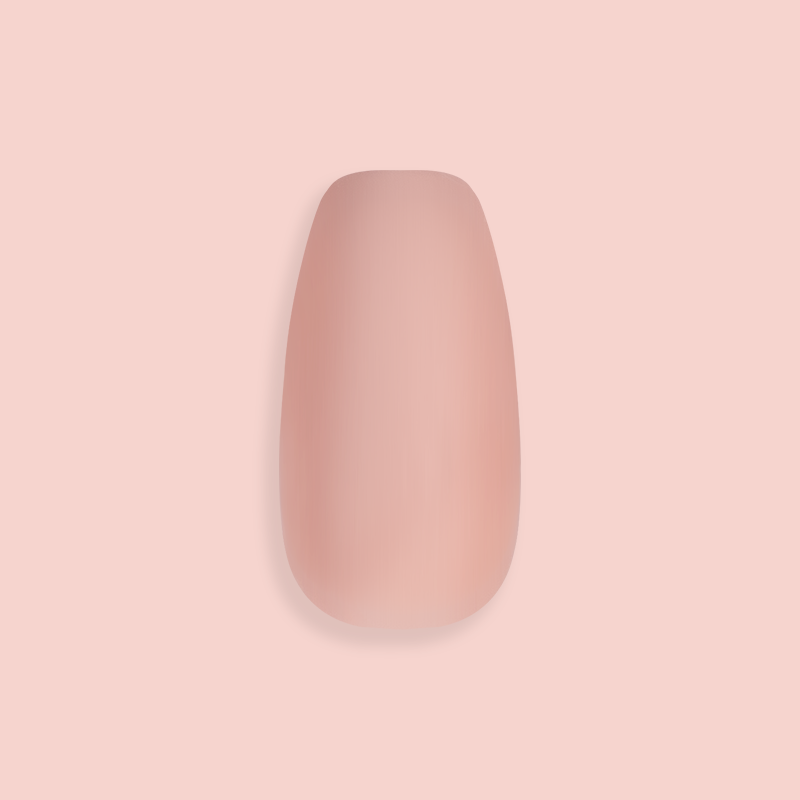 Rosewood Matte - Press-On | Medium | Coffin second image