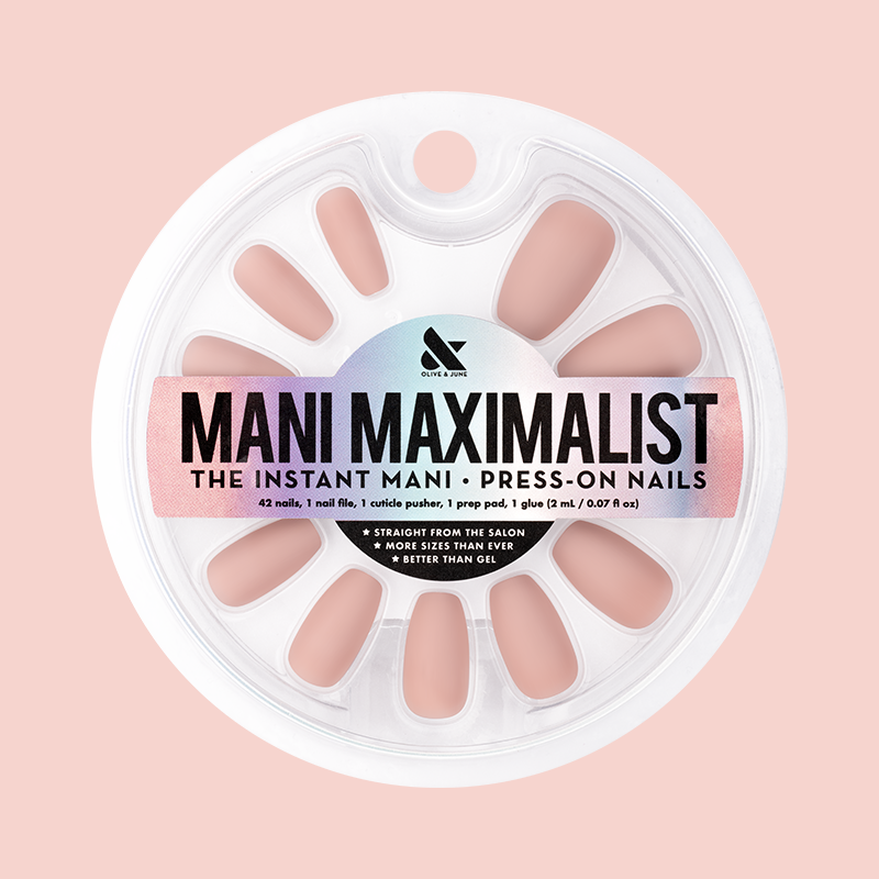 Rosewood Matte - Press-On | Medium | Coffin 