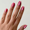 Ruby Velvet - Press-On | Short | Square thumbnail