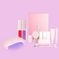 Spring/Summer Gel Mani System with gel polish, LED lamp, brushes, and tools for long-lasting at-home manicure kit thumbnail