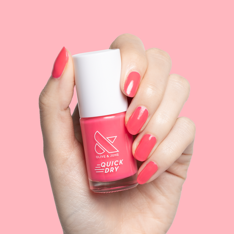 Flamingo polish neon pink