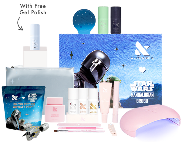 The Mandalorian and Grogu Gel Mani System – Olive and June