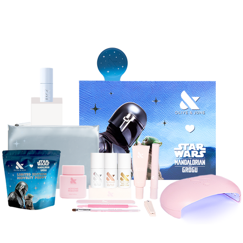 The Star Wars: The Mandalorian and Grogu Gel Mani System - 1 Gel + BP Gel with all components