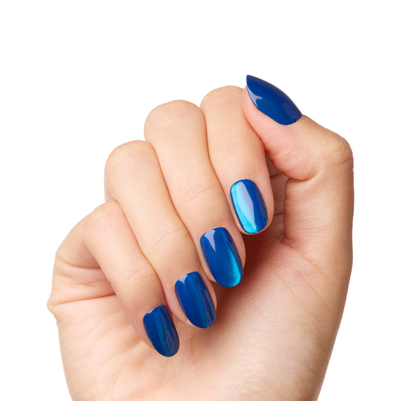 Sapphire Velvet - Press-On | Short | Round