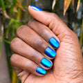 Sapphire Velvet - Press-On | Extra Extra Short | Round thumbnail