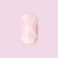 picture of Scattered Squares | Short | Squoval - Tab Press-On