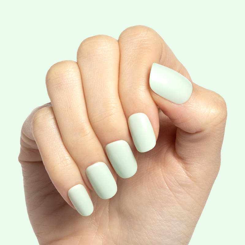 picture of Seafoam | Short | Squoval - Tab Press-On