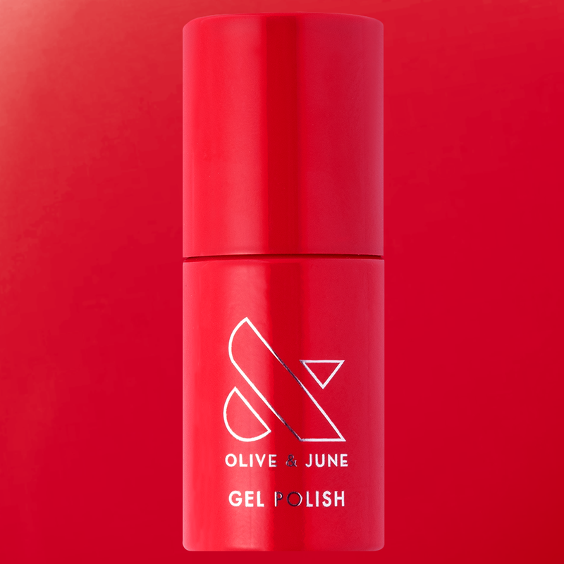 Secret Recipe - Gel gel polish bottle in classic blue-toned red perfect for a long-lasting at-home manicure.