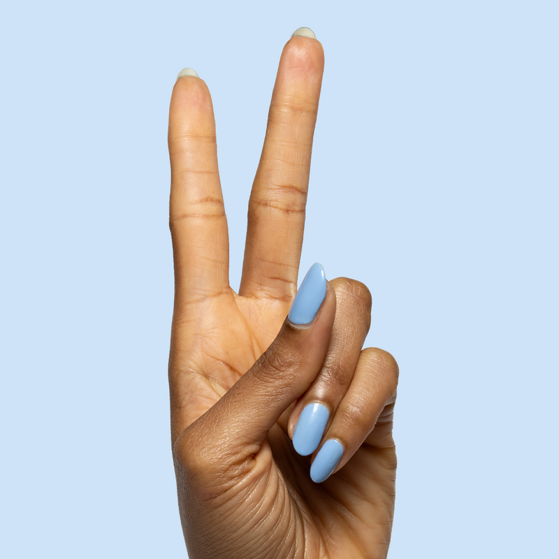 Shades of Seersucker a Opaque Blues polish Shades of Seersucker