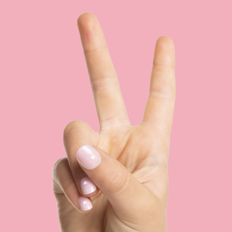 Shiny Pink Has My Heart - Pressies | Extra Short Short | Round - Pressies