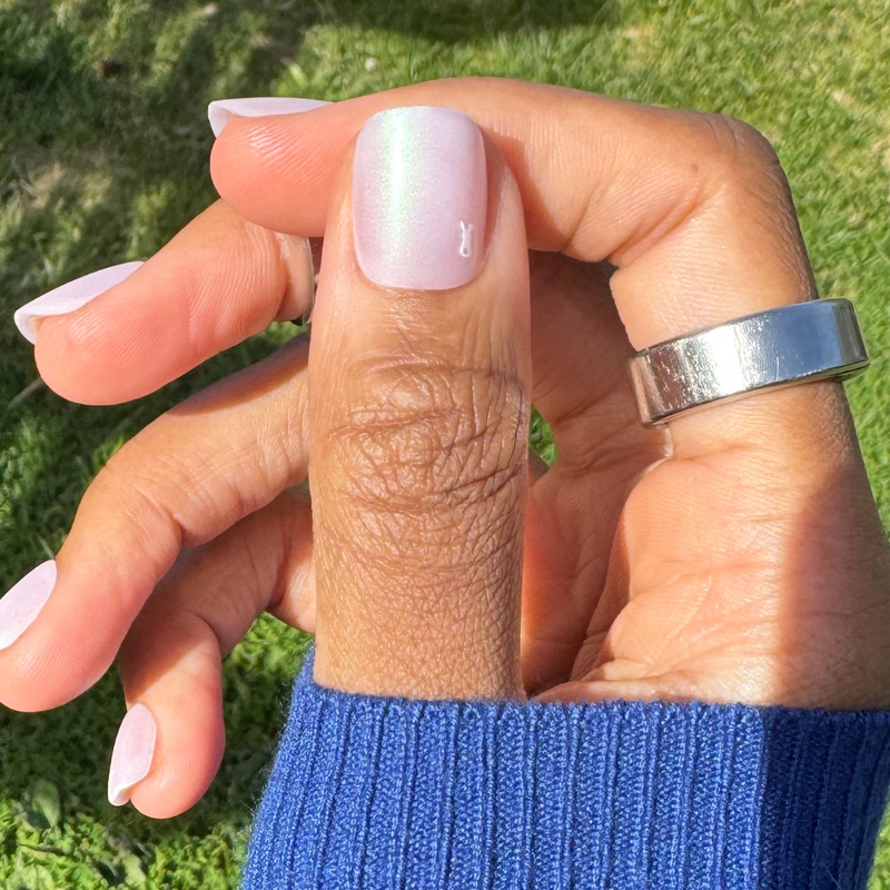 picture of Shiny Hoppy Bunnies - Press-On | Extra Short | Squoval