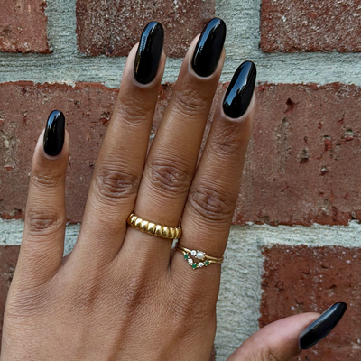 Shop Til You Drop Gel display on hand