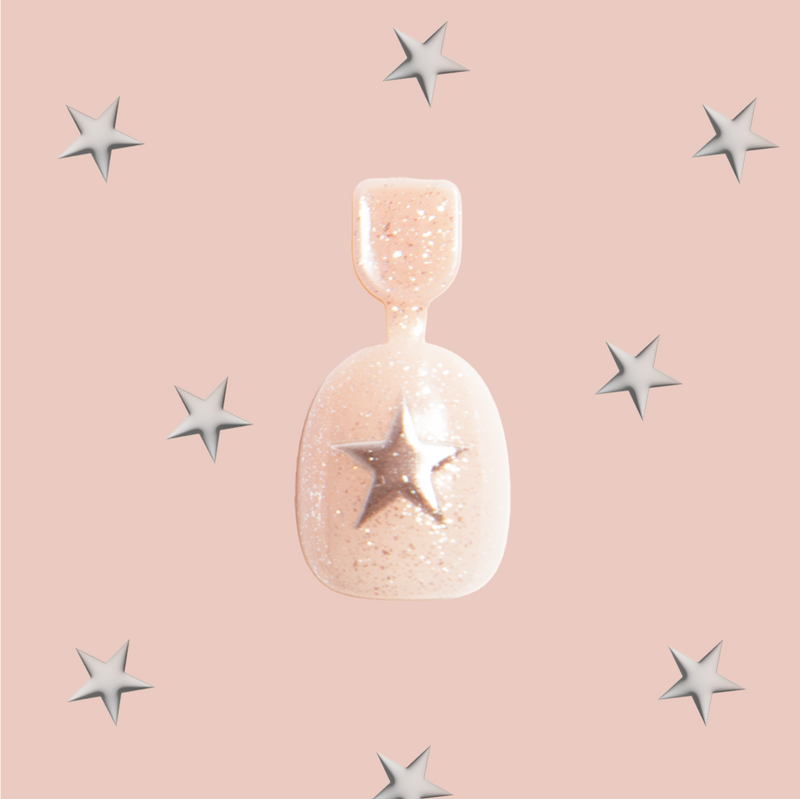 Silver Stargazer - Pressies | Extra Short Short | Round