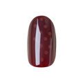 Cherry Mocha Polka Dots - Press-On | Short | Round single nail ugc