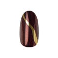 Gold Drizzle - Press-On | Medium | Oval single nail ugc