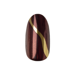 Gold Drizzle - Press-On | Medium | Oval