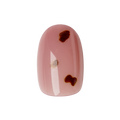 Mauve Mini Cheetah - Press-On | Extra Short | Round single nail ugc