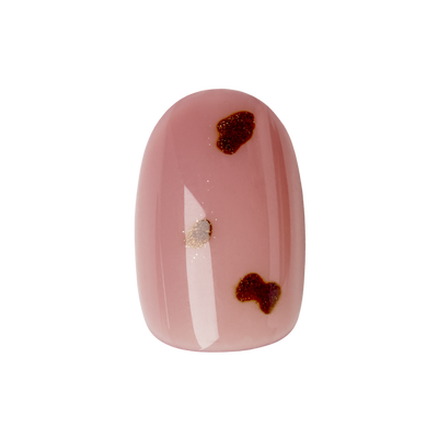 Mauve Mini Cheetah - Press-On | Extra Short | Round Mauve Mini Cheetah - Press-On | Extra Short | Round  Press-On