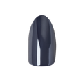 Navy Chrome - Press-On | Medium | Almond single nail ugc