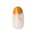 Pumpkin Glam - Press-On | Medium | Oval thumbnail