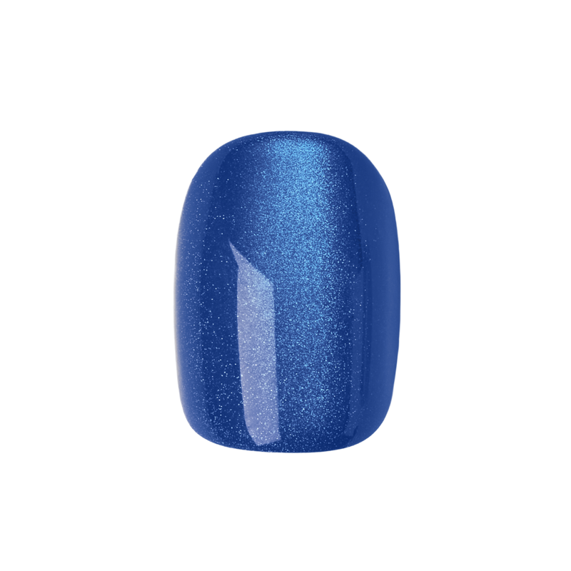 Sapphire Velvet - Press-On | Extra Extra Short | Round