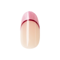 Velvet Rose Gold French - Press-On | Medium | Oval single nail ugc
