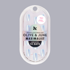 Sky Chrome - Press-On | Short | Round with shimmering pale blue chrome finish for a quick, stylish mani look