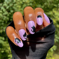 Sneaky Cats | Medium | Oval - Tab Press-On thumbnail