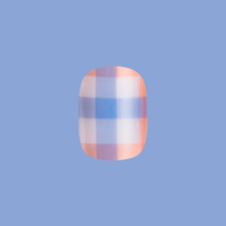 Soft Plaid - Press-On | Extra Short | Squoval