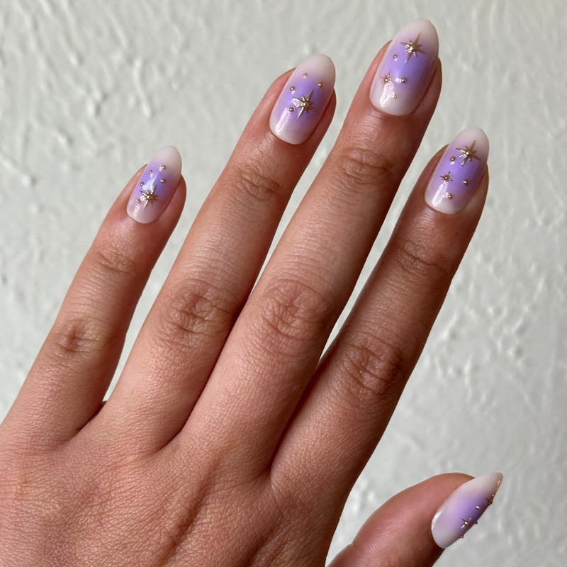 picture of Sparkle Aura Mixed Pack - Press-On | Medium | Oval