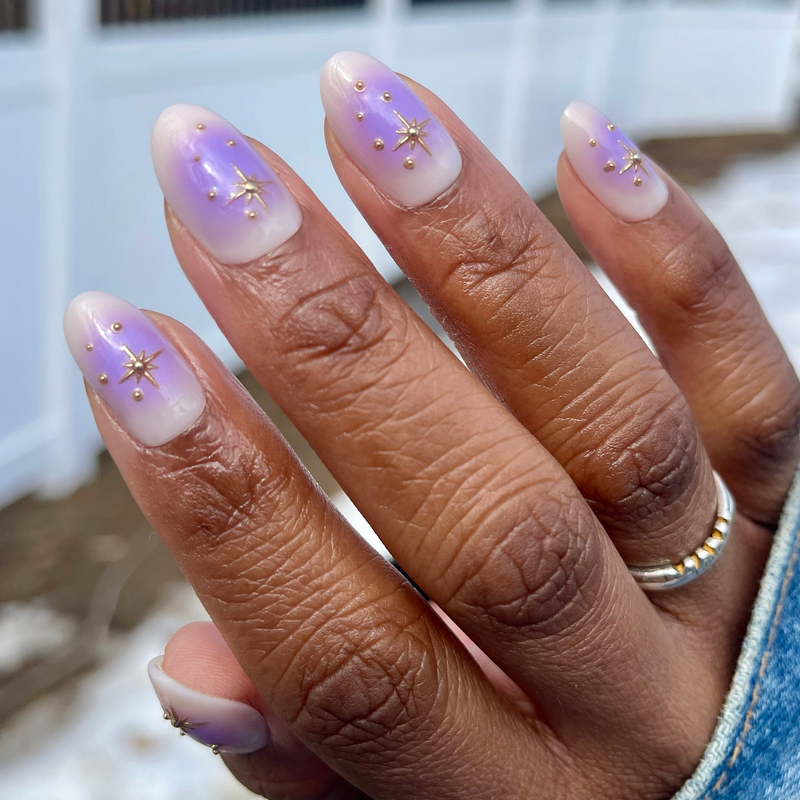 picture of Sparkle Aura Mixed Pack - Press-On | Medium | Oval