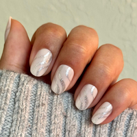 picture of Sparkle Swirl - Tab Press-On | Short | Round