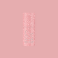 Sparkly Pink Drink Gel bottle with blush pink flash glitter gel polish on soft pink background thumbnail