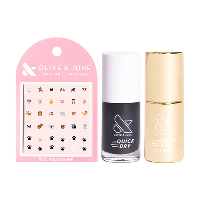 Speedy Paw-lush and Sticker Set Speedy Paw-lush and Sticker Set  Quick Dry Polish