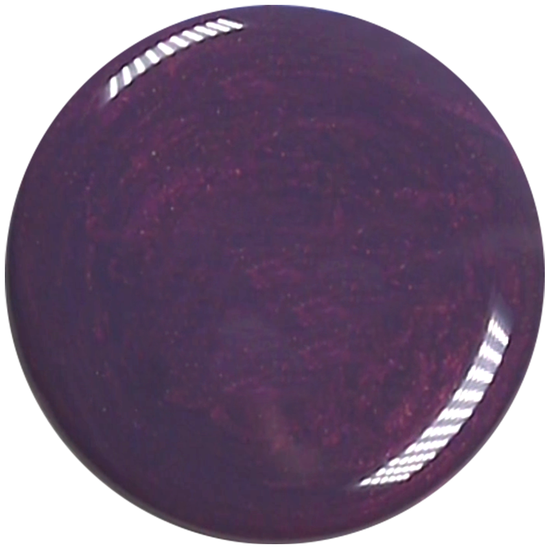 Glossy Twilight gel polish swatch showing rich iridescent violet shade with quick dry and long-lasting formula