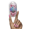 Star Fuchsia Velvet - Press On | Medium | Almond thumbnail
