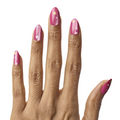 Star Fuchsia Velvet - Press On | Medium | Almond single nail