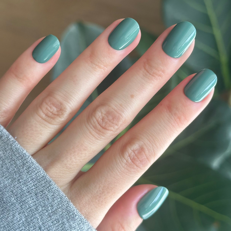 picture of Still Life of Flowers - Tab Press-On | Extra Short | Round